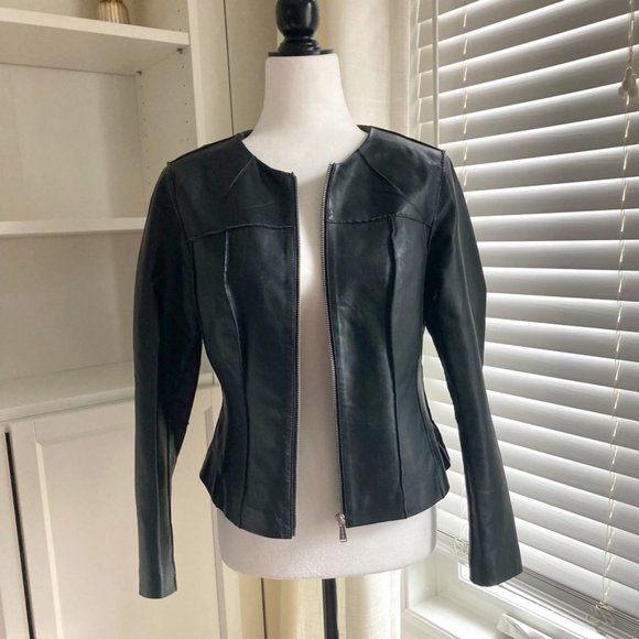MICHAEL Michael Kors Jackets & Blazers - MICHAEL KORS WOMEN'S LEATHER JACKET SIZE PM
